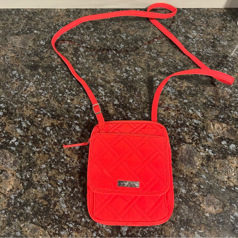 VERA BRADLEY QUILTED MINI HIPSTER CANYON SUNSET CROSSBODY PURSE BAG